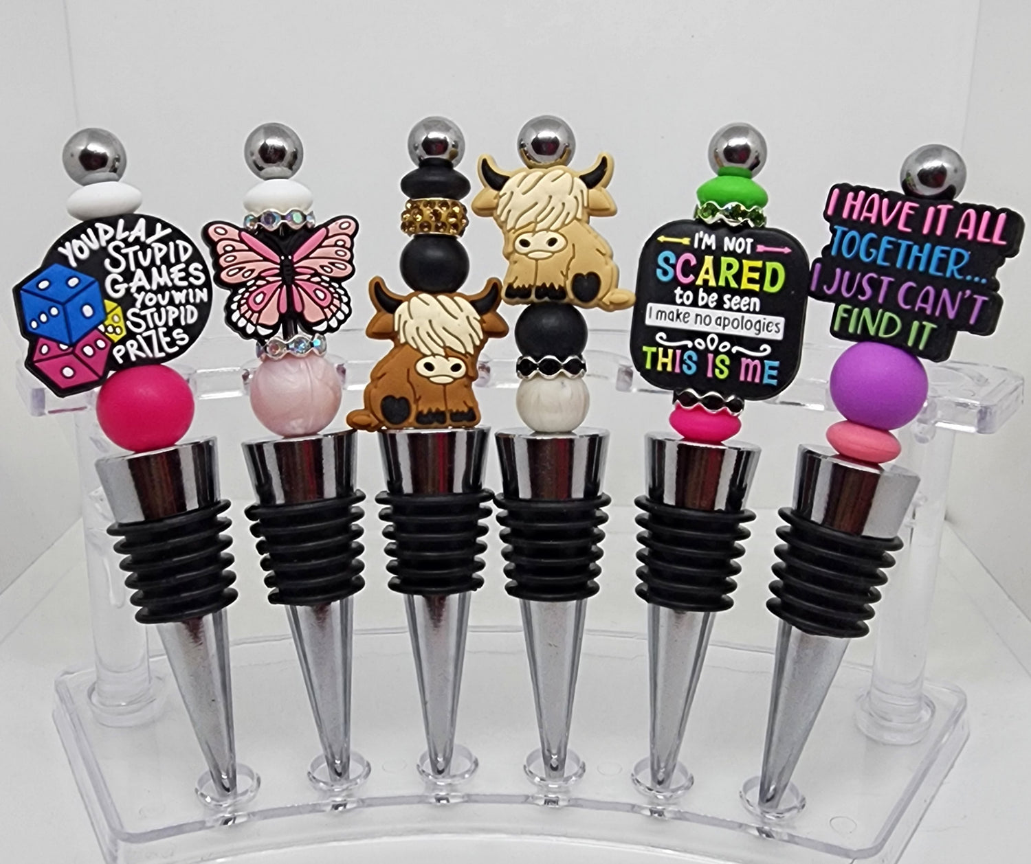BEADED BOTTLE STOPPERS
