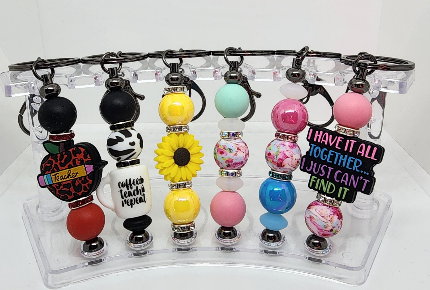 BEADED KEYCHAINS
