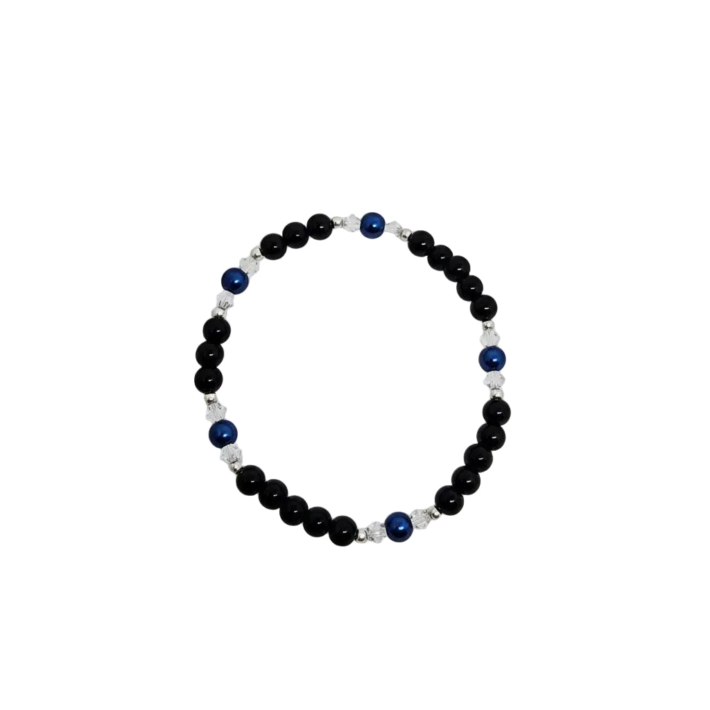Imitation Pearl Stretch Bracelet