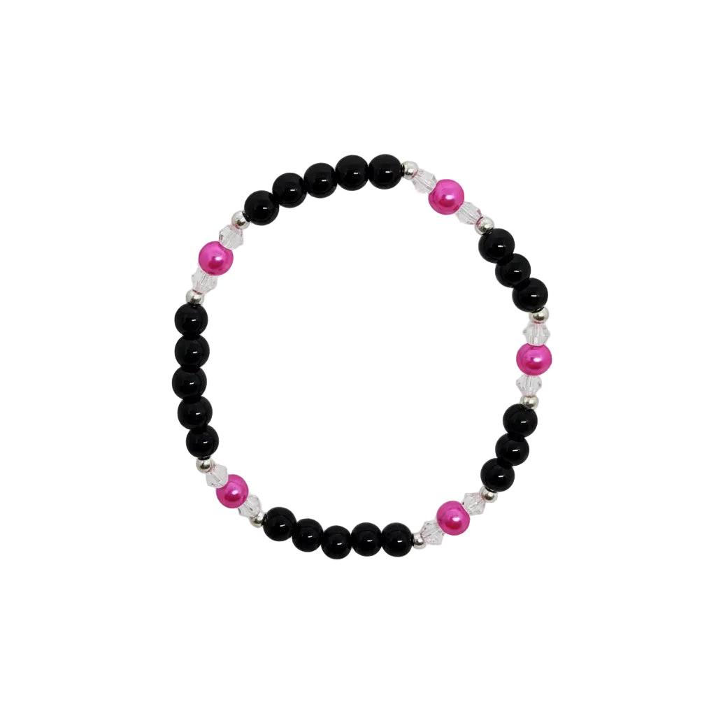 Imitation Pearl Stretch Bracelet