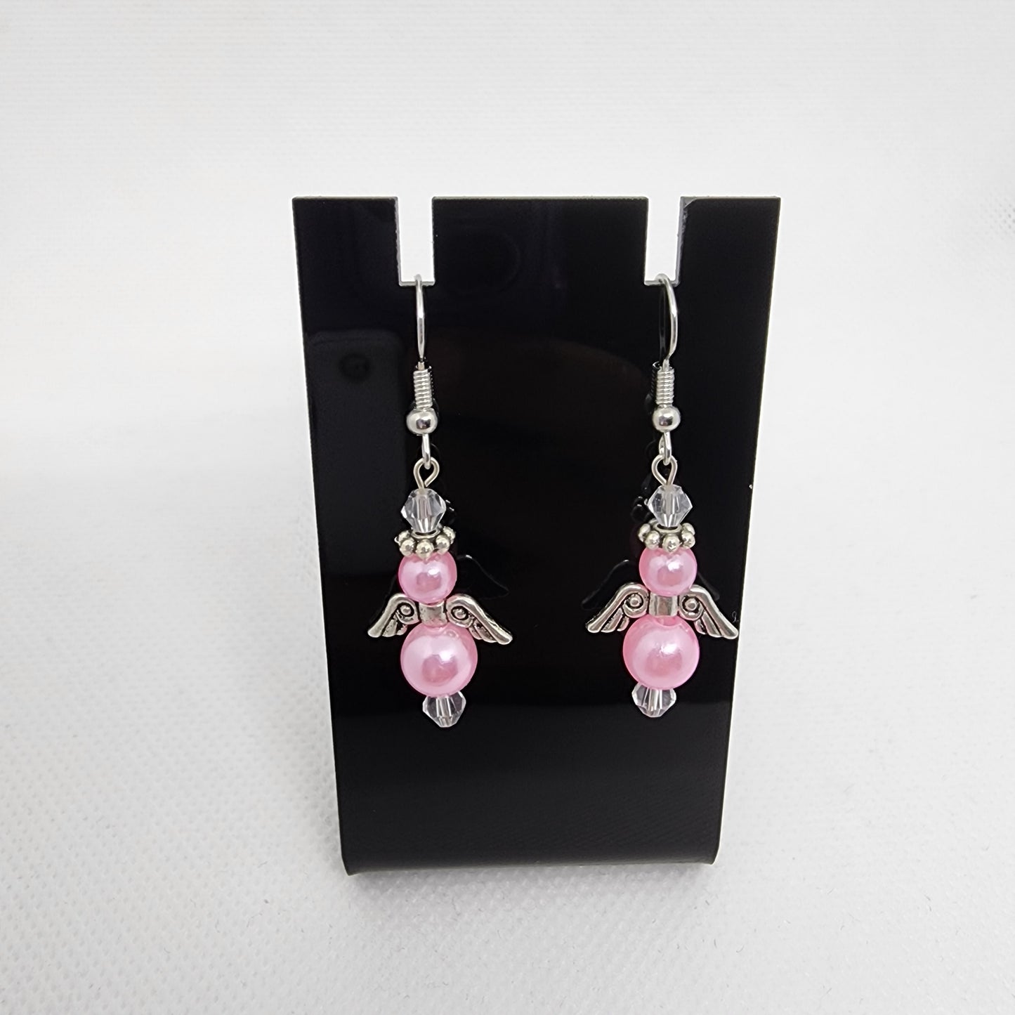 Pearl Angel Earrings