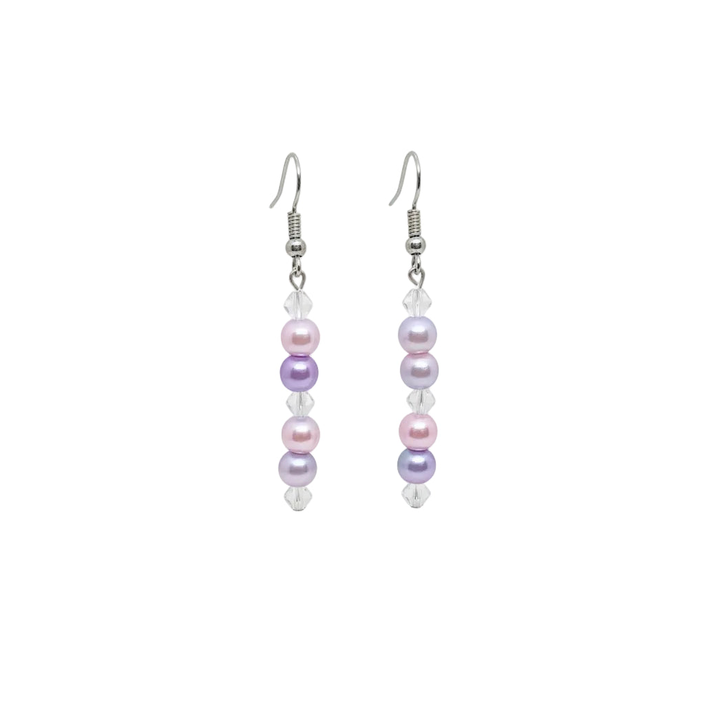 Mermaid Beaded Dangle Earrings