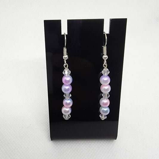 Mermaid Beaded Dangle Earrings