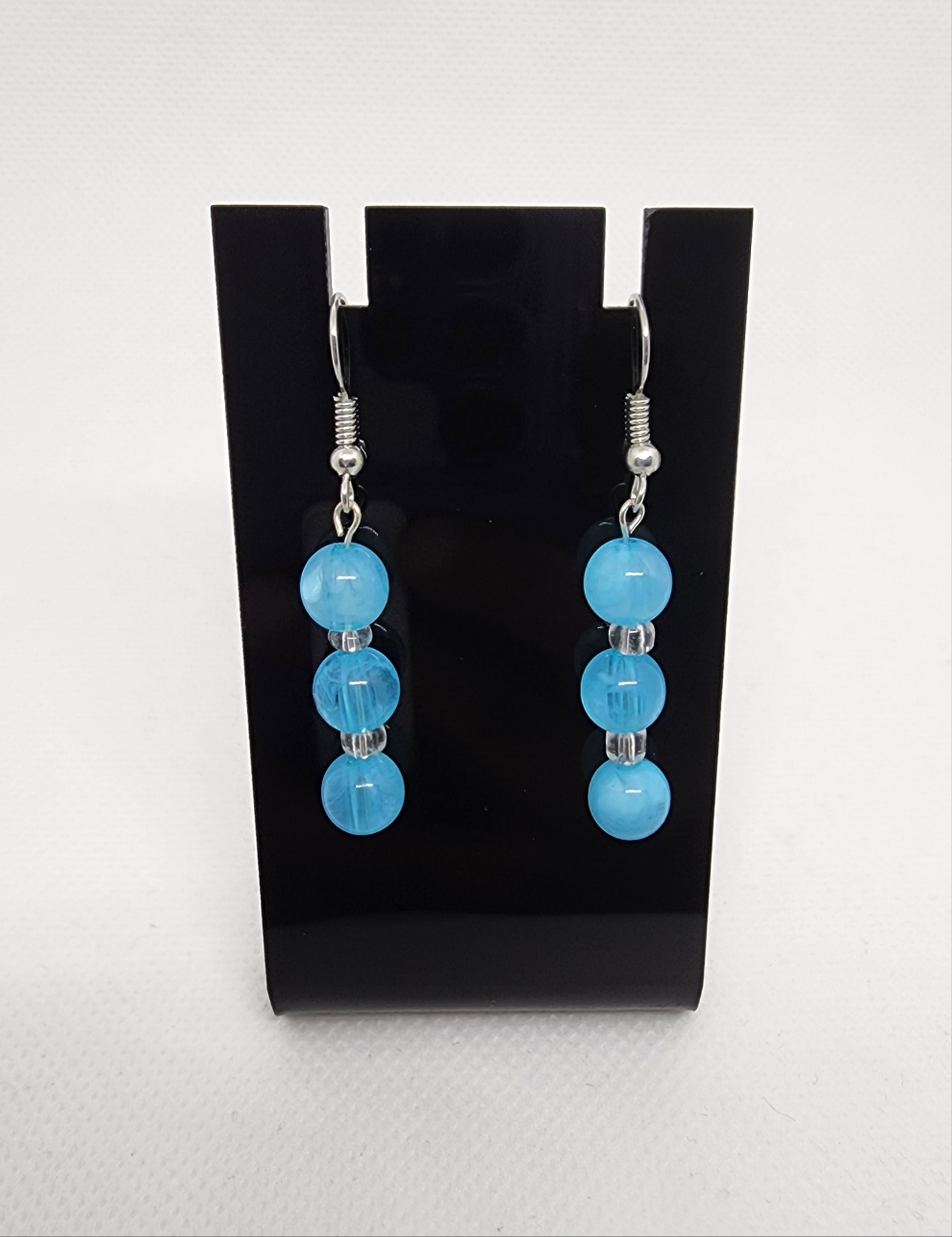 Turquoise Dangle Beaded Earrings