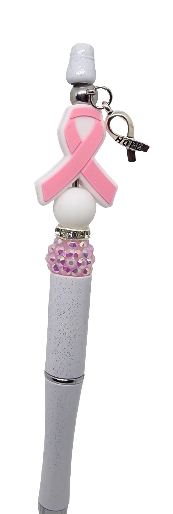 Breast Cancer Awareness Beadable Pen