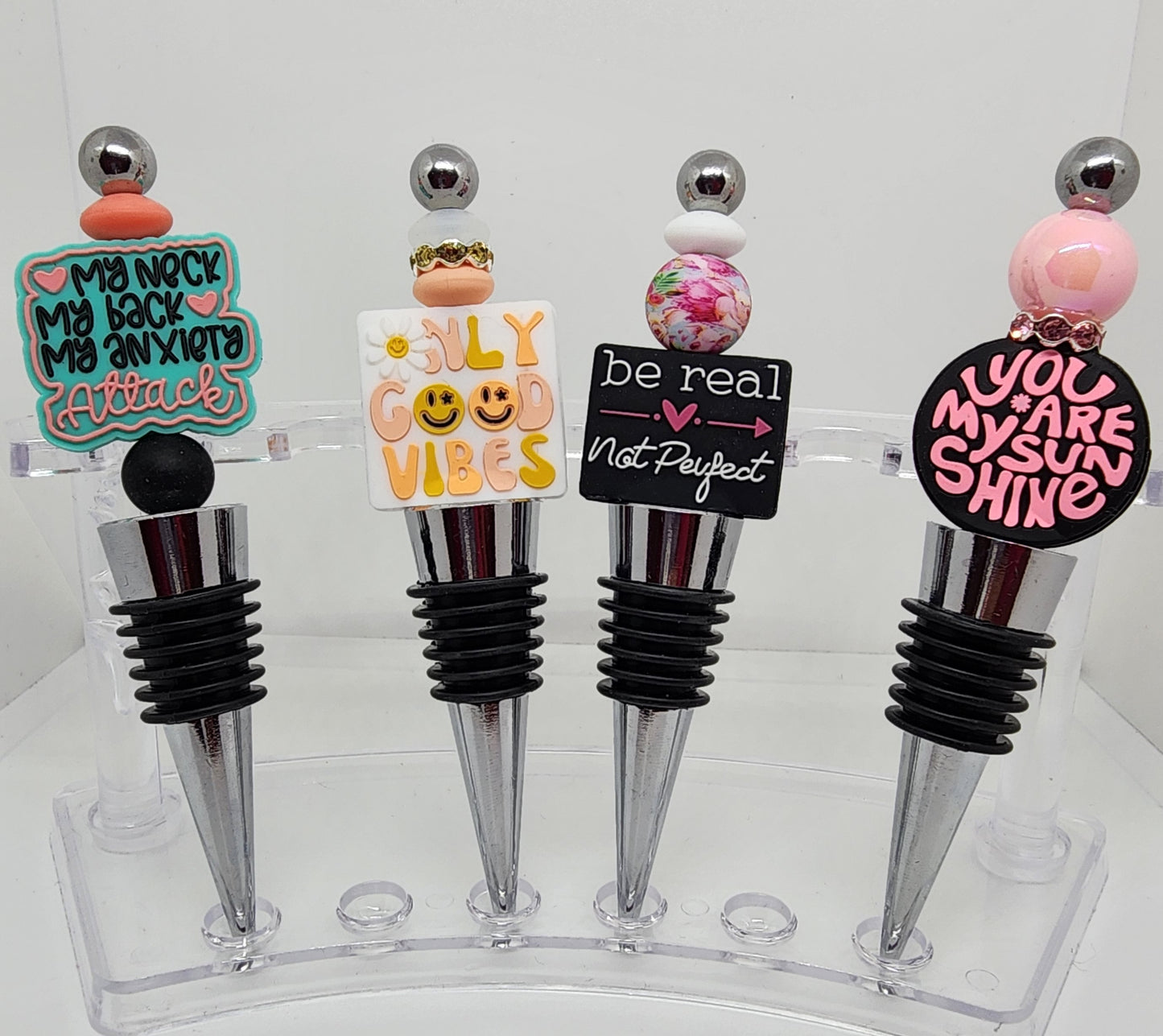 Beaded Bottle Stoppers