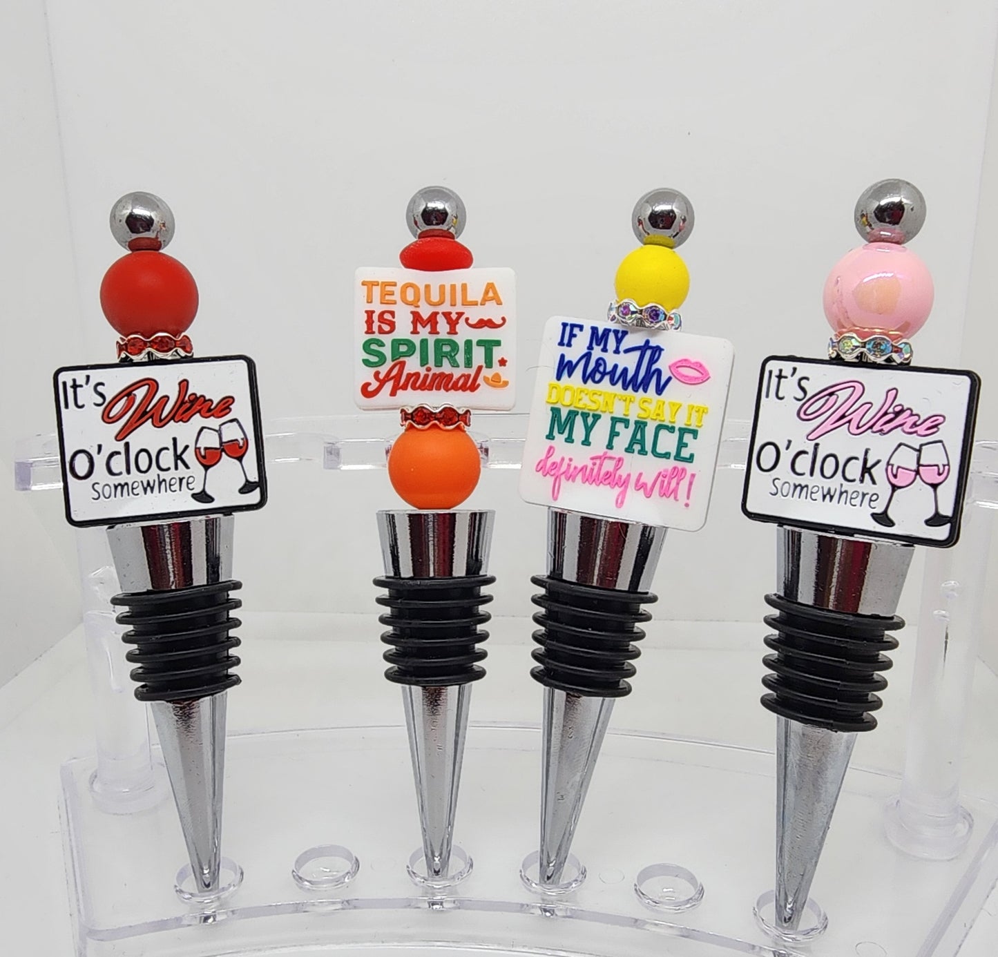 Beaded Bottle Stoppers