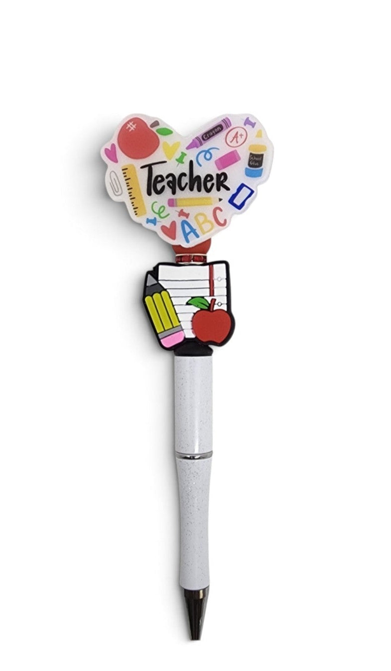 Teacher Beaded Ink Pen