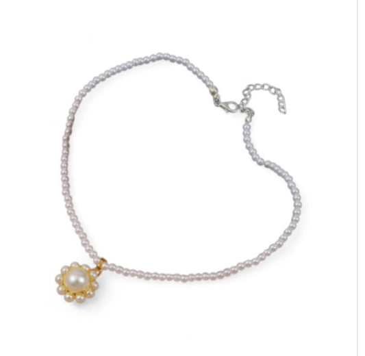 Beaded Pearl Choker