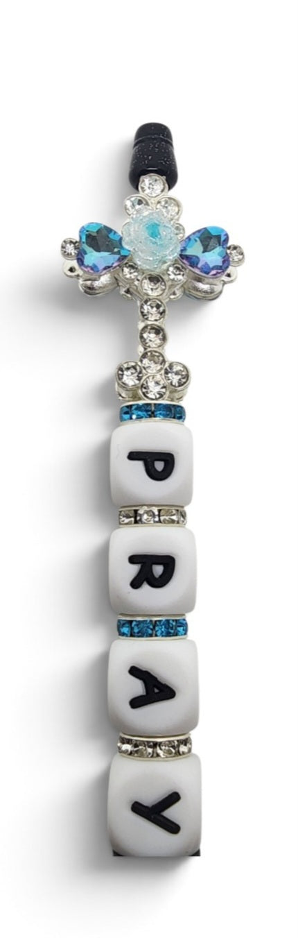 "PRAY" Beaded Pens