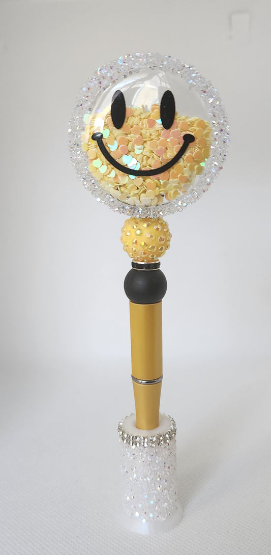Smiley Face Shaker Pen