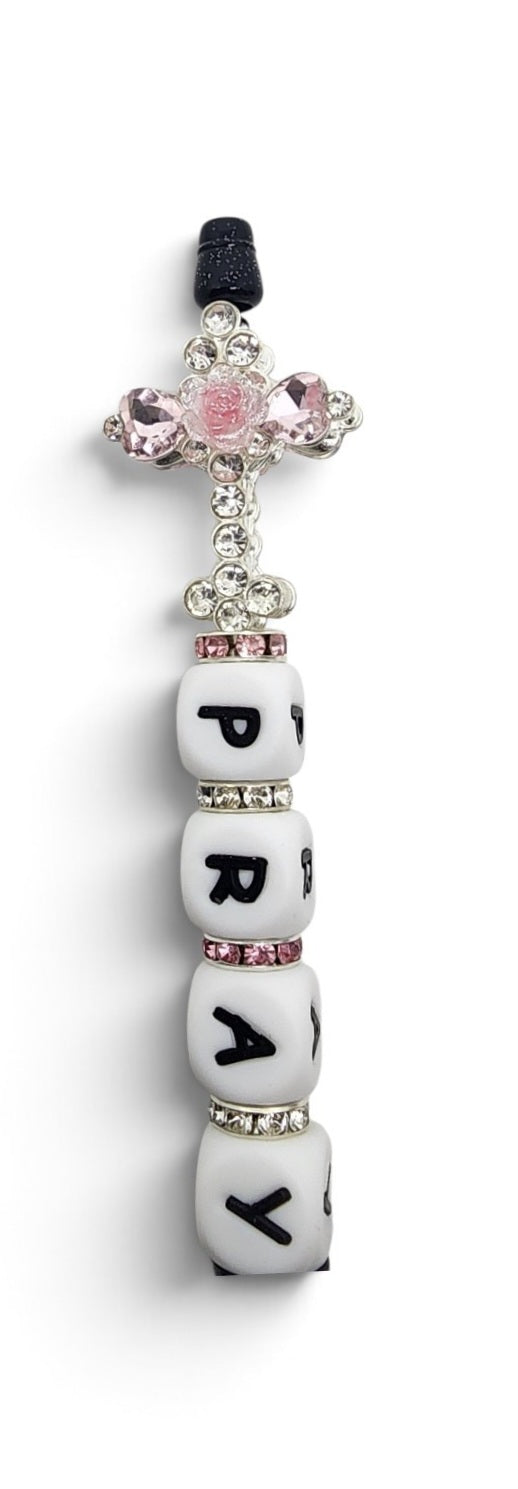 "PRAY" Beaded Pens
