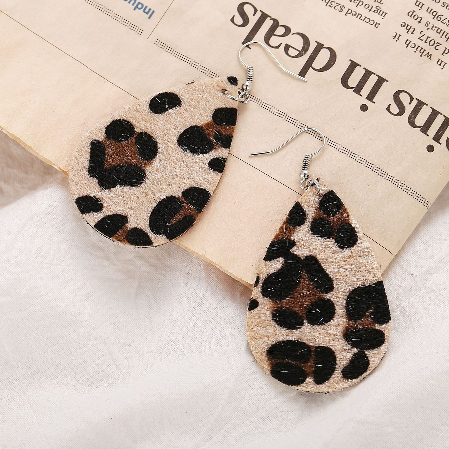 Leopard Print Earrings