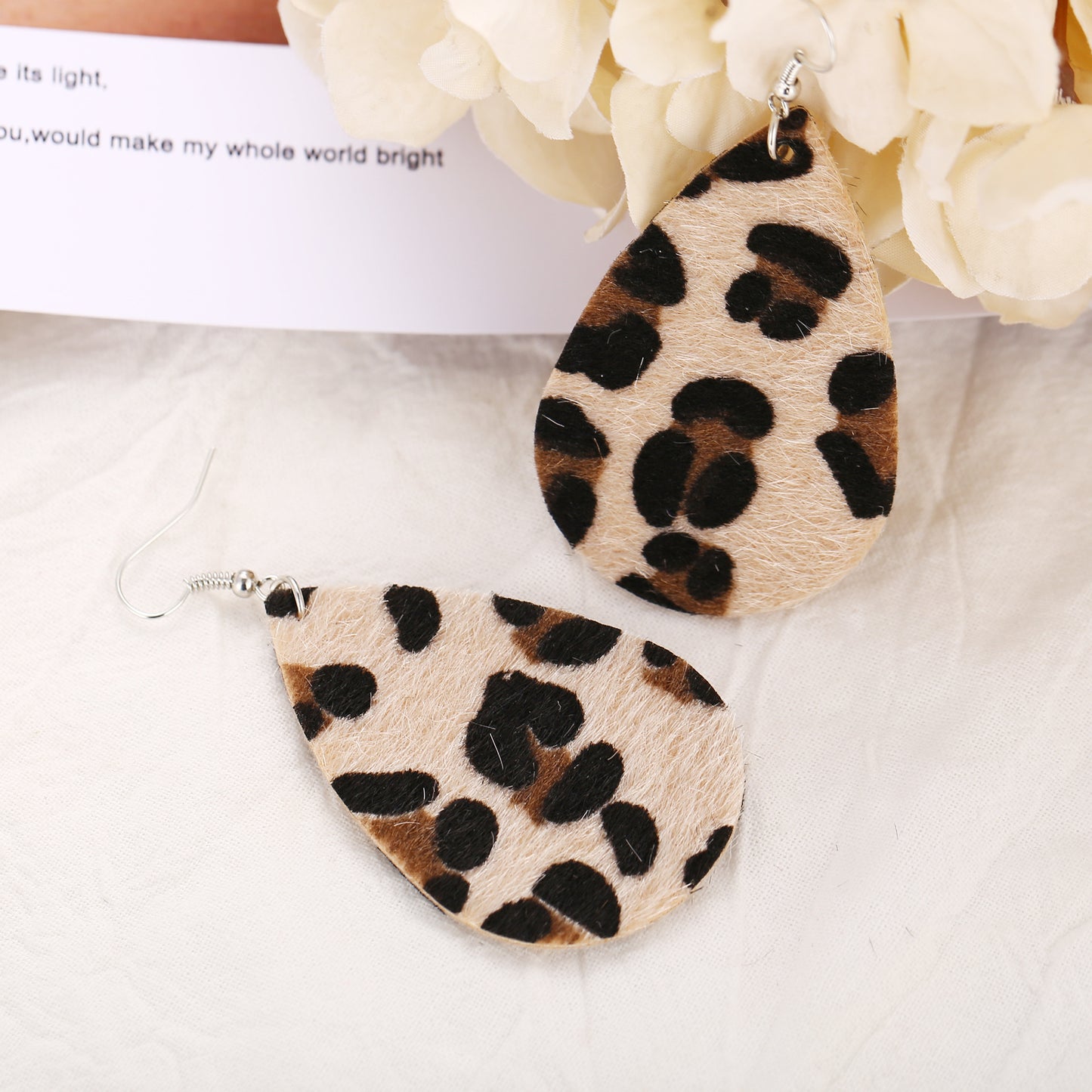 Leopard Print Earrings