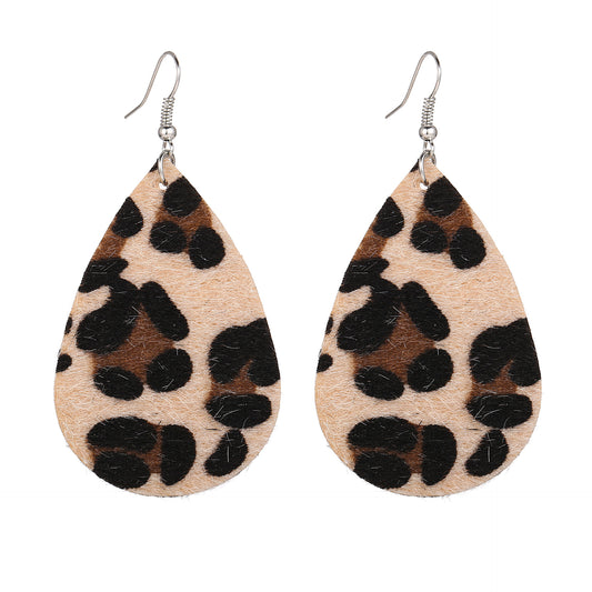 Leopard Print Earrings