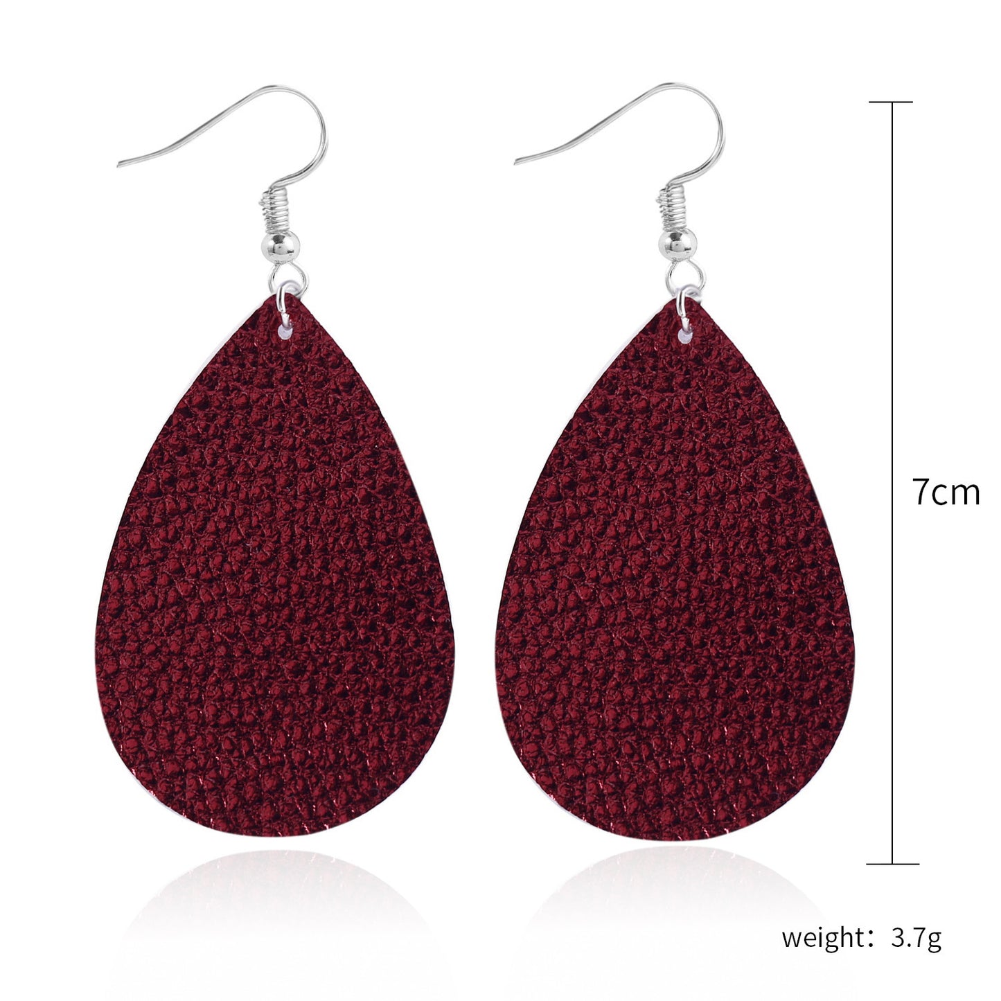 Faux Leather Earrings