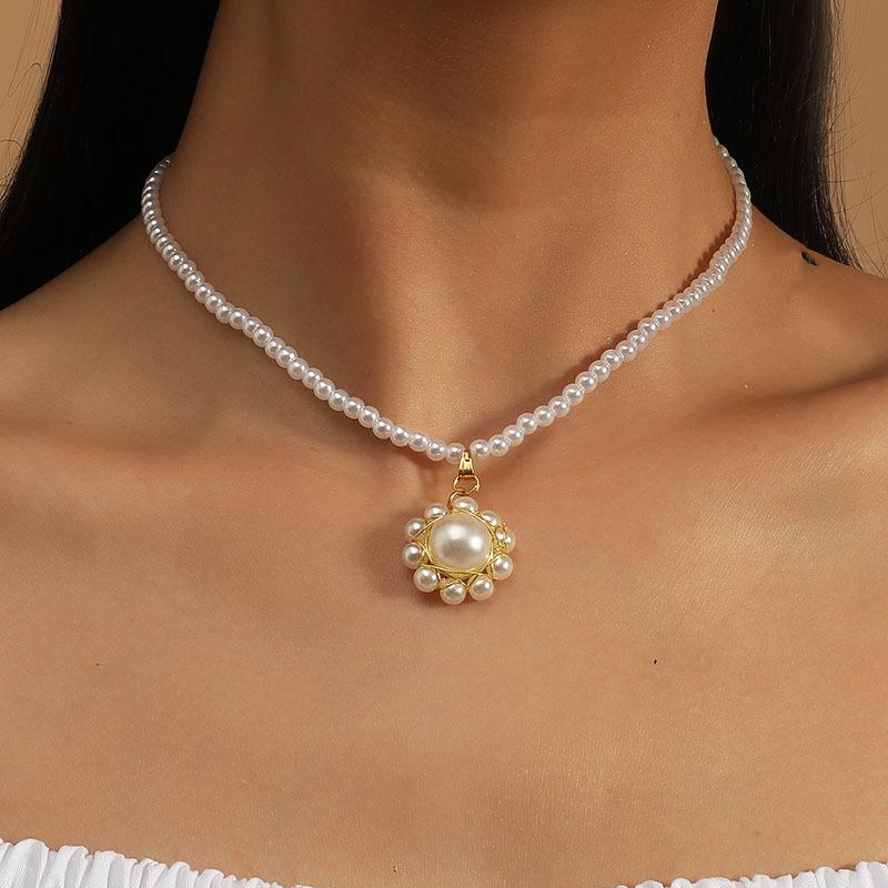 Beaded Pearl Choker