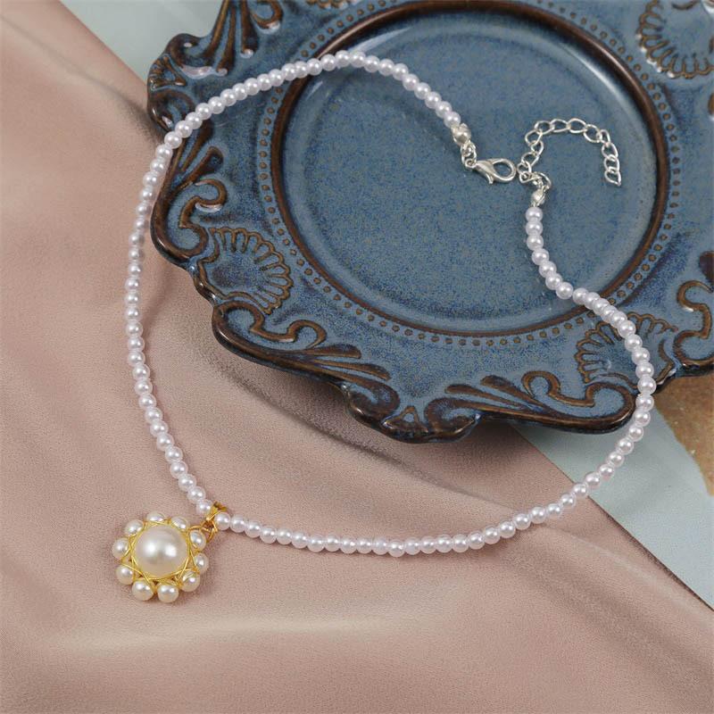 Beaded Pearl Choker