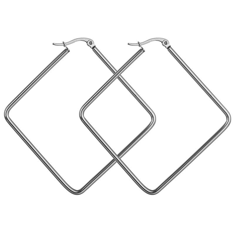 Stainless Steel Geometric Earrings