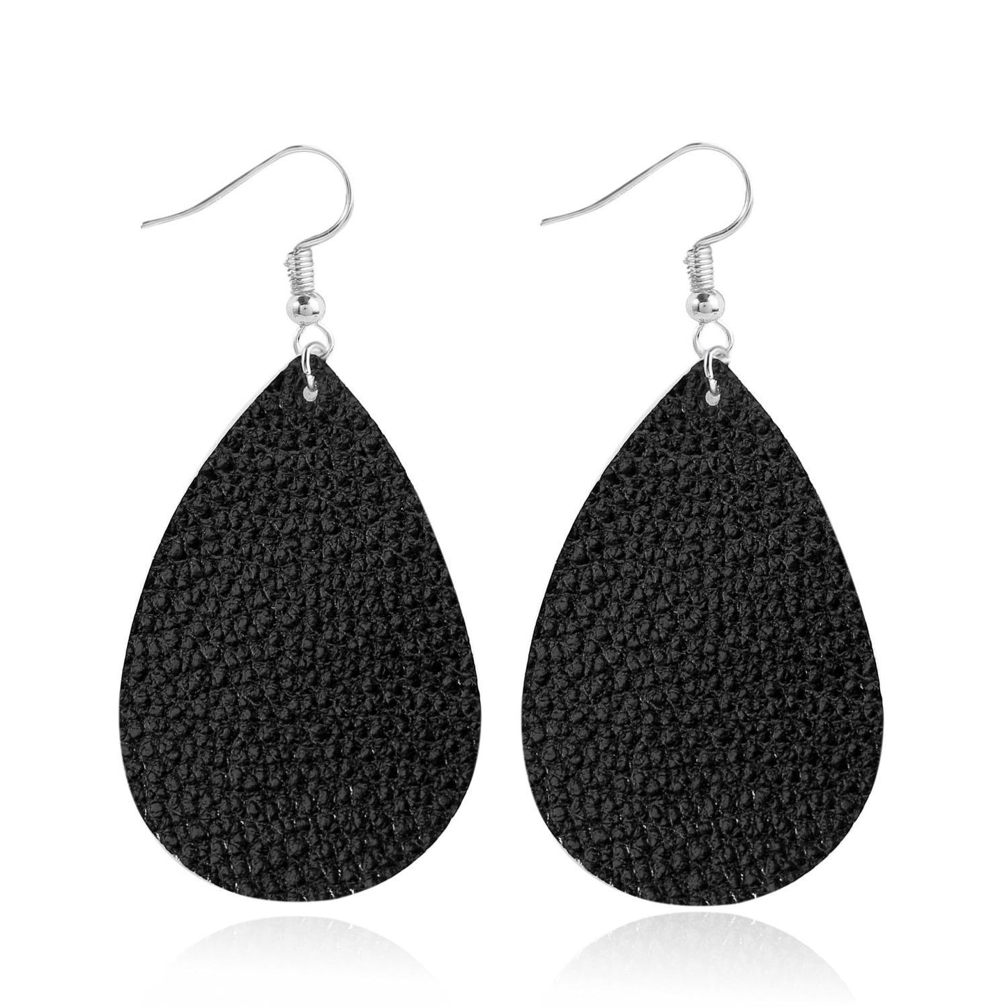 Faux Leather Earrings