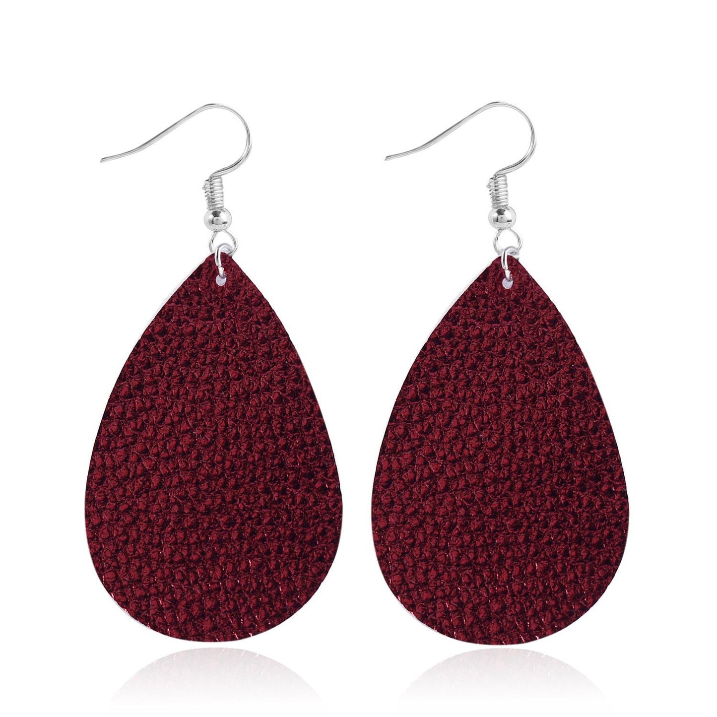 Faux Leather Earrings