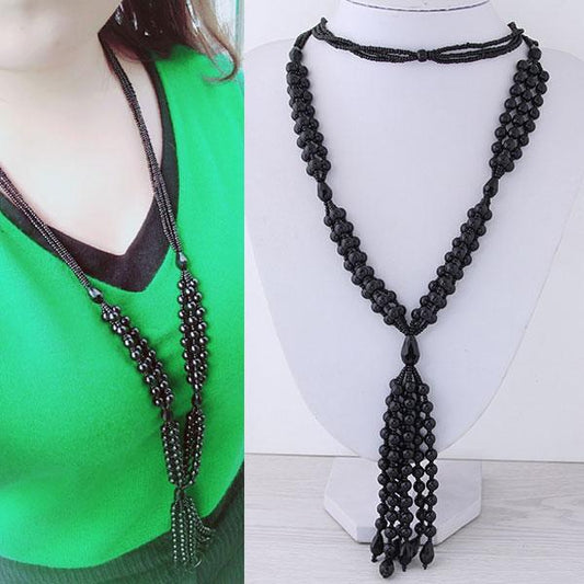 Long Beaded Necklace