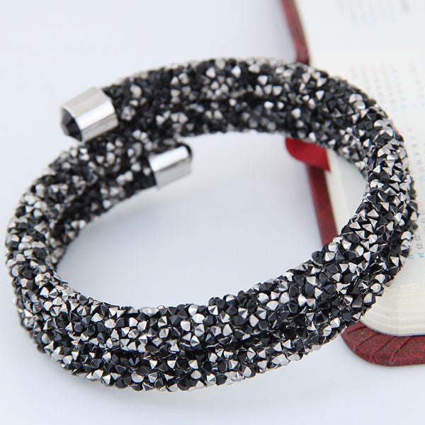 Double Opening Crystal Bracelet