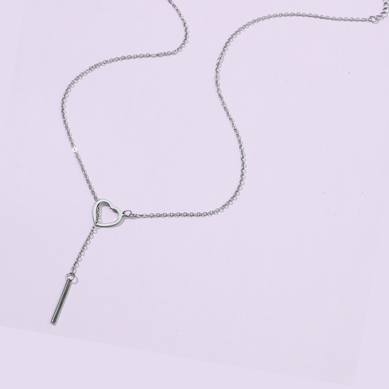 Titanium Steel Drop Necklace