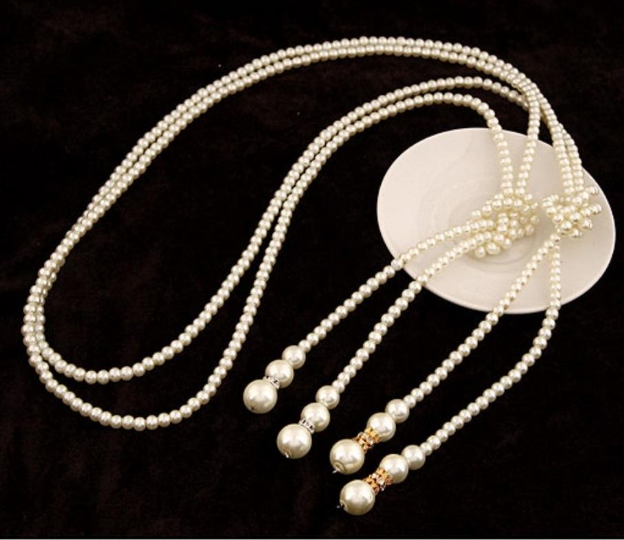 Long Pearl Necklace