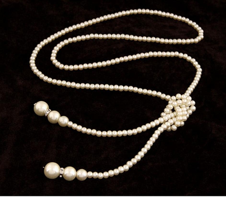 Long Pearl Necklace